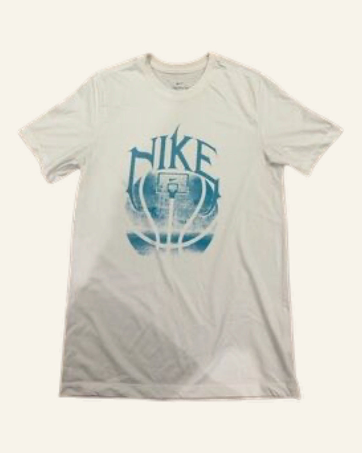 NIKE T-Shirt, White/Green