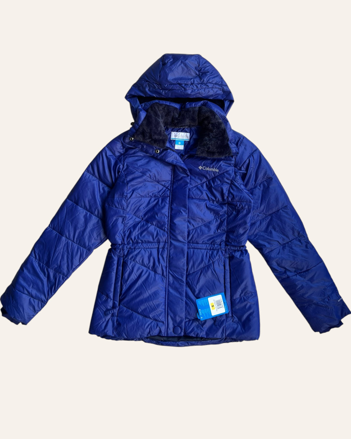 Columbia Hooded Puffer Jacket, Blue