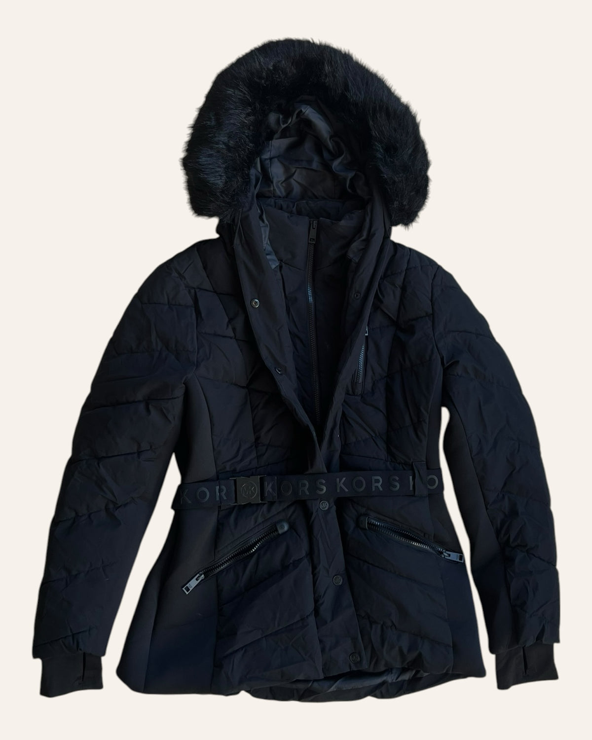 Michael Kors Parkas Jacket, Black
