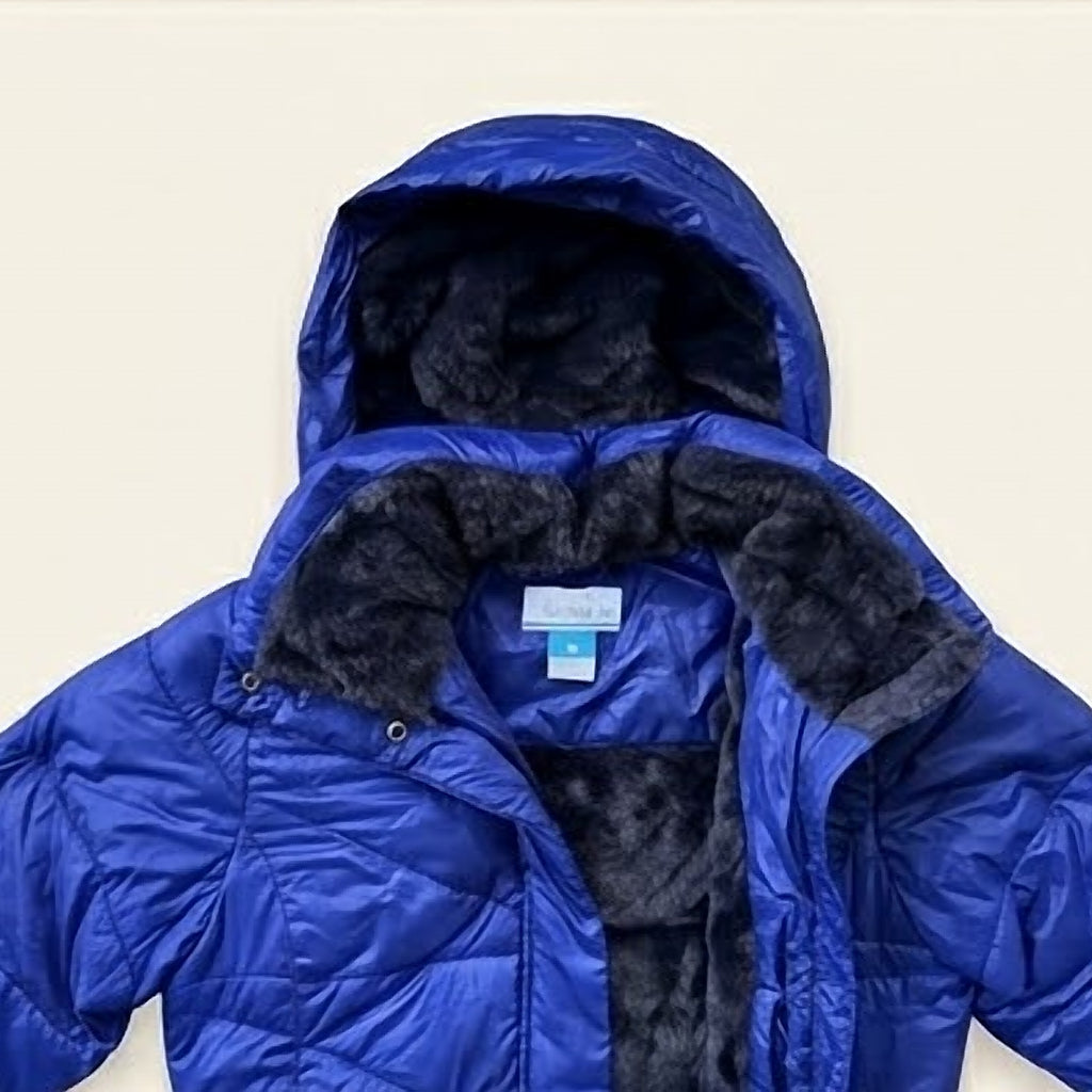 Columbia Hooded Puffer Jacket, Blue
