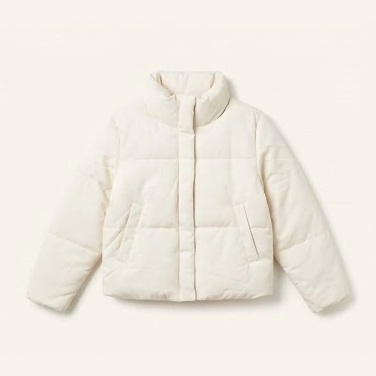 Levi's Corduroy Puffer Jacket, Cream