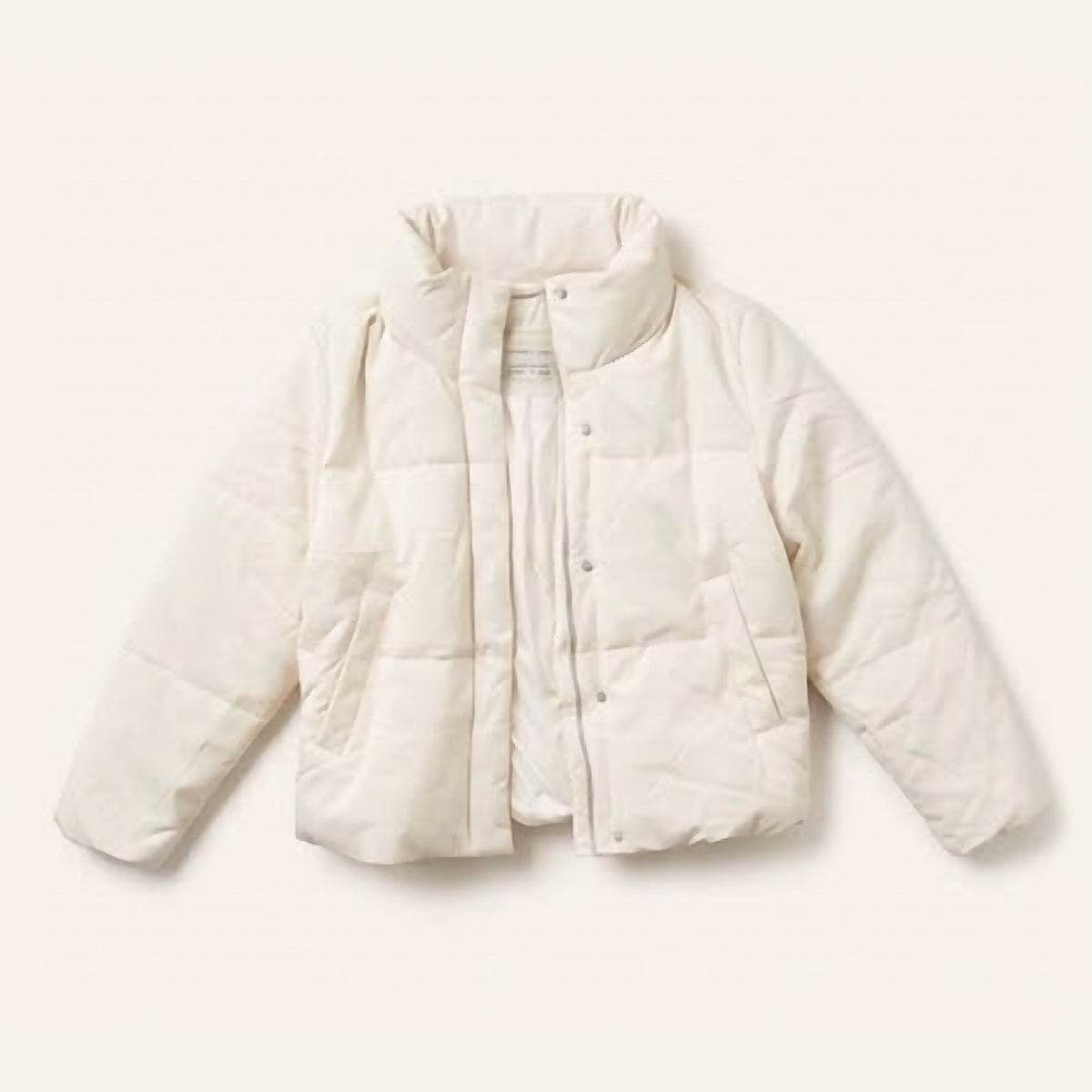 Levi's Corduroy Puffer Jacket, Cream