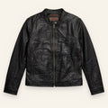 Frye Leather Jacket, Black