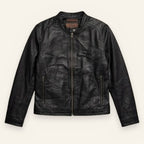 Frye Leather Jacket, Black