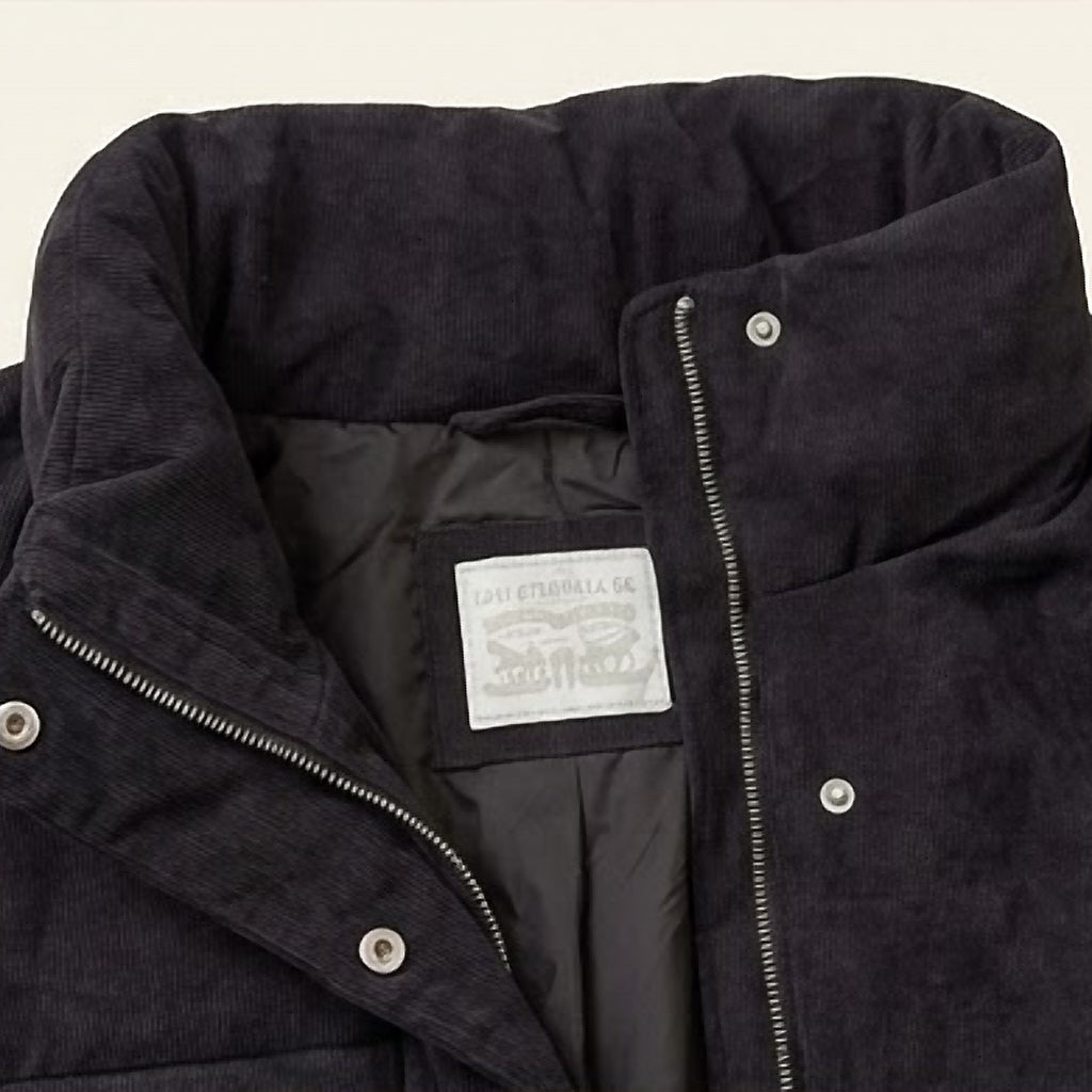 Levi's Corduroy Puffer Jacket, Black
